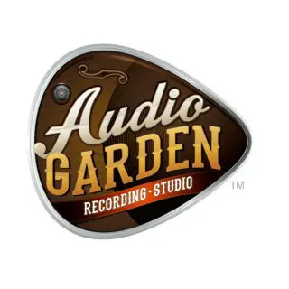 A logo of audio garden recording studio